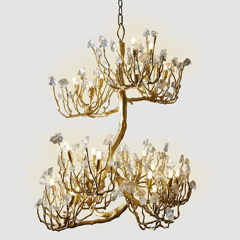 Postmodern Handmade Copper Chandelier