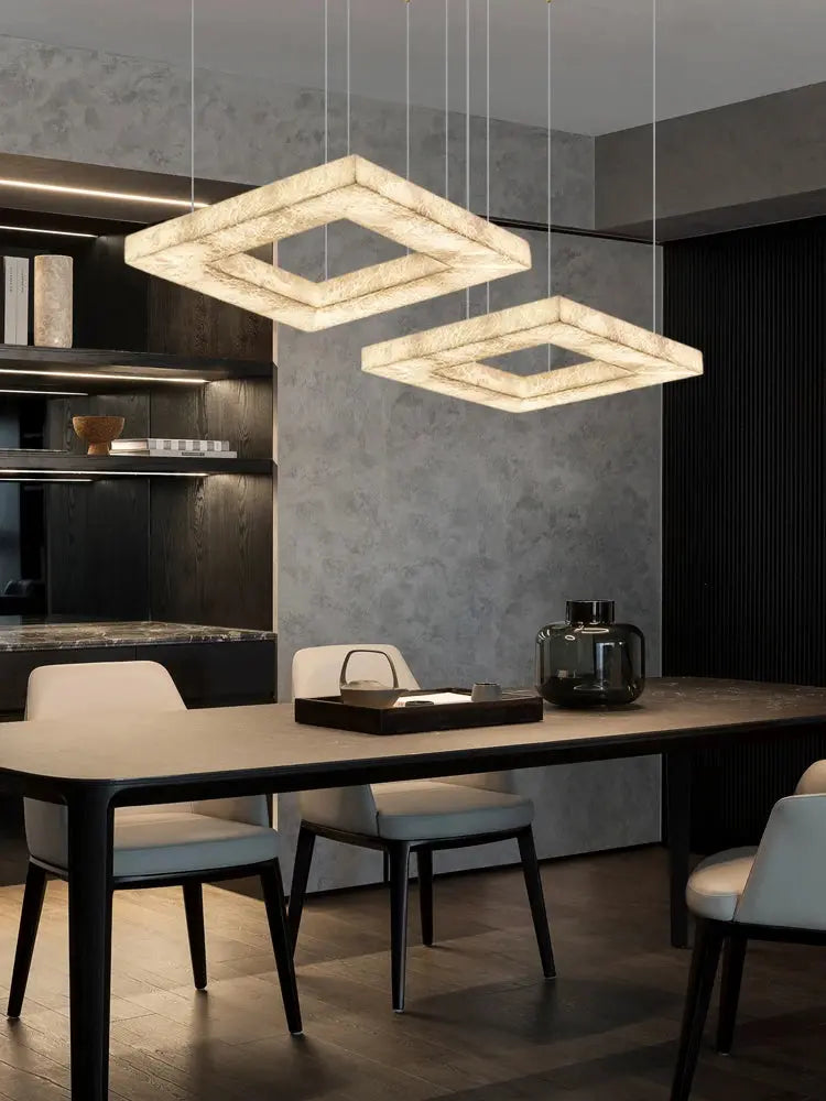 Luxury Marble Lighting Square Chandeliers ChandeliersLife®