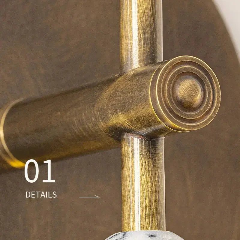 Valenne Antique Brass Wall Light