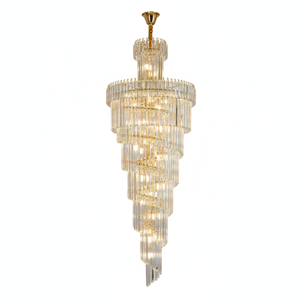 Modern Loft Chandelier - Golden ChandeliersLife®