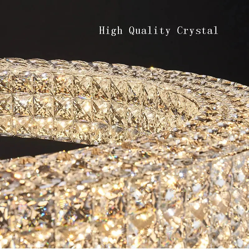 Round Crystal Chandelier Home Decoration ChandeliersLife®