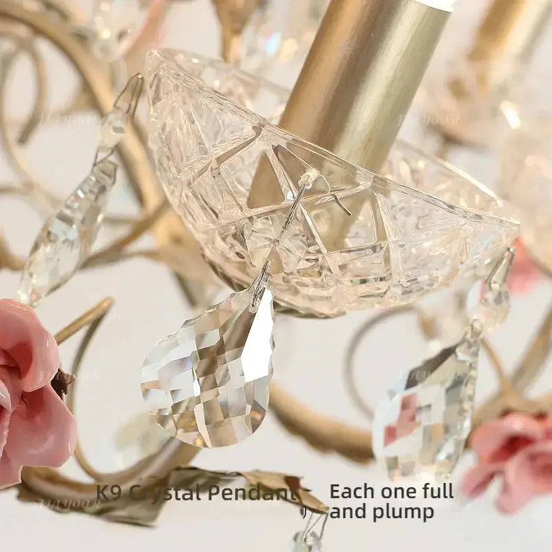 Crystal Flower French Chandelier ChandeliersLife®