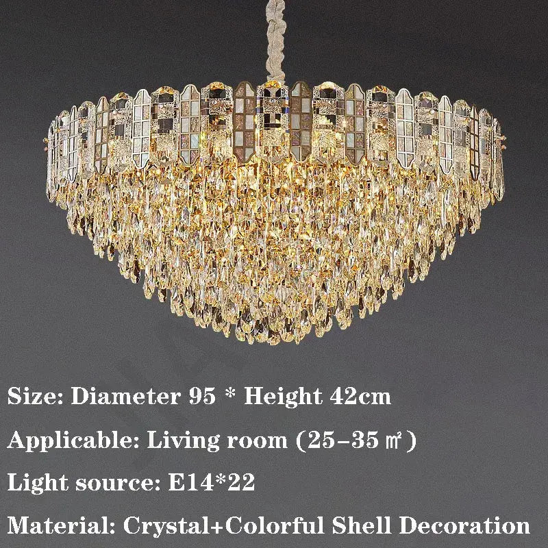 Nordic Bedroom Crystal Chandelier ChandeliersLife®