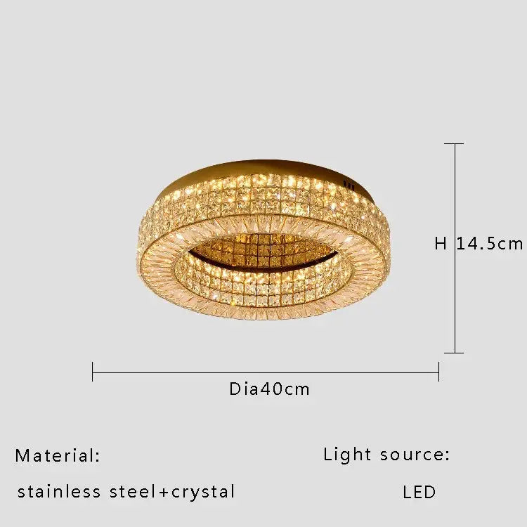 Modern Two Tier Crystal Luxury Ceiling Lights ChandeliersLife®