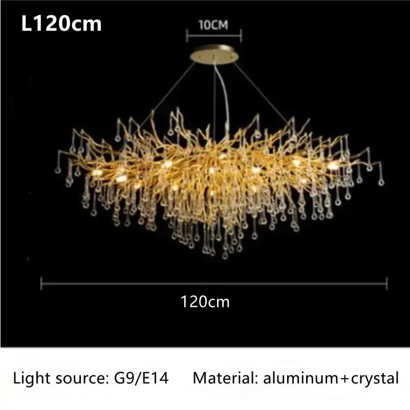 Unique Luxury Crystal Ceiling Chandelier ChandeliersLife®