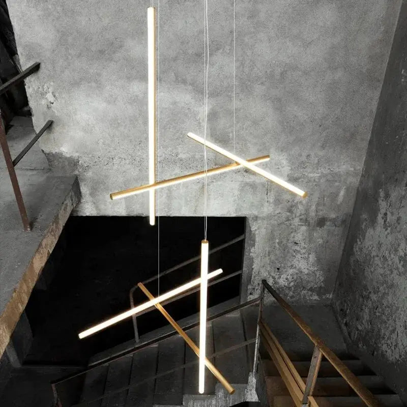 Nordic Minimalist Italian Tube Chandeliers - ChandeliersLife®