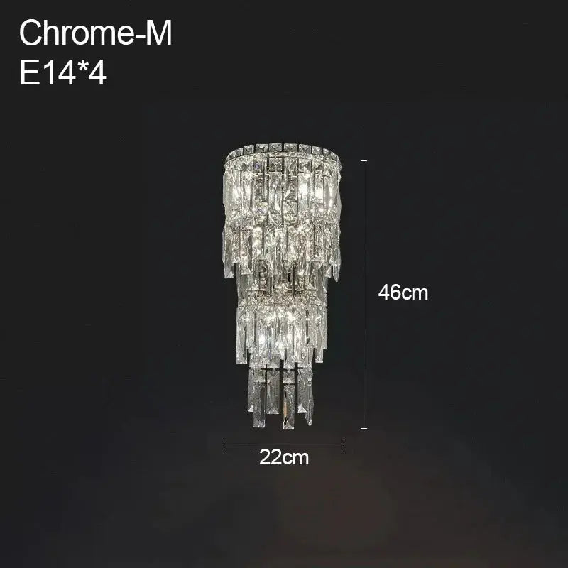 Hotel Lobby Corridor Crystal Wall Lamp ChandeliersLife®