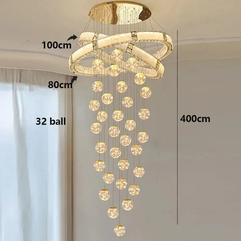 Modern Home Decor Led Staircase Chandeliers ChandeliersLife®