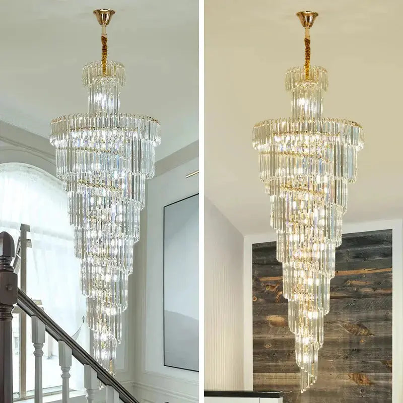 Modern Loft Chandelier - Golden ChandeliersLife®