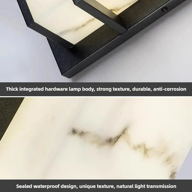 LED Marble Wall Lamp Ambience Outdoor Entrance Aisle Staircase Living Room Balcony Villa Courtyard Outdoor Waterproof Wall Light ChandeliersLife®