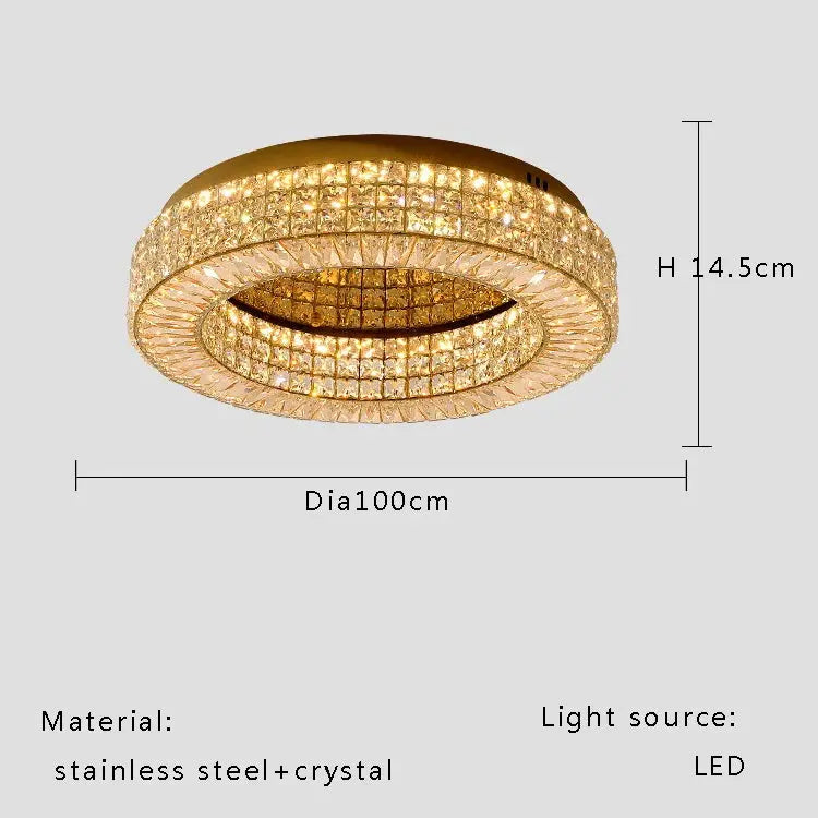 Modern Two Tier Crystal Luxury Ceiling Lights ChandeliersLife®