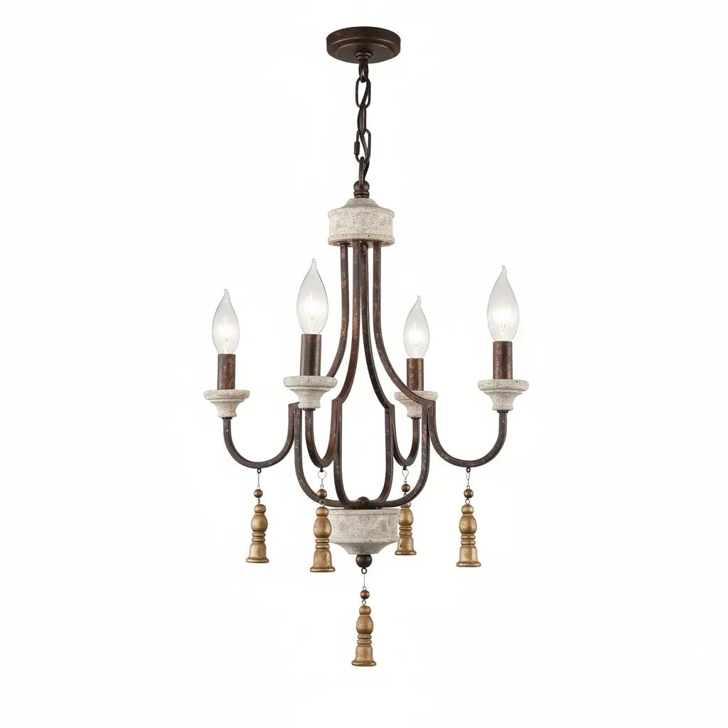 Grey French Rustic Chandelier ChandeliersLife®