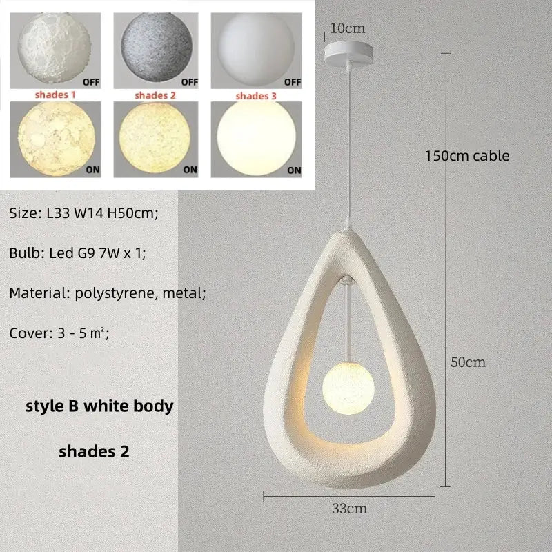 Long Wabi Sabi Dining Room Unique LED Lights ChandeliersLife®