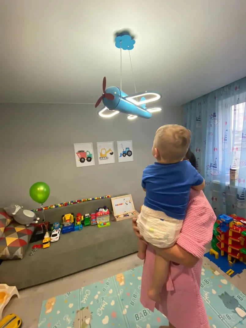 Aviator Modern Airplane LED Kids Room Chandelier – alternate product view 5