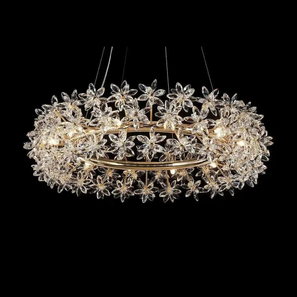 Designer Scandinavian Crystal Chandelier