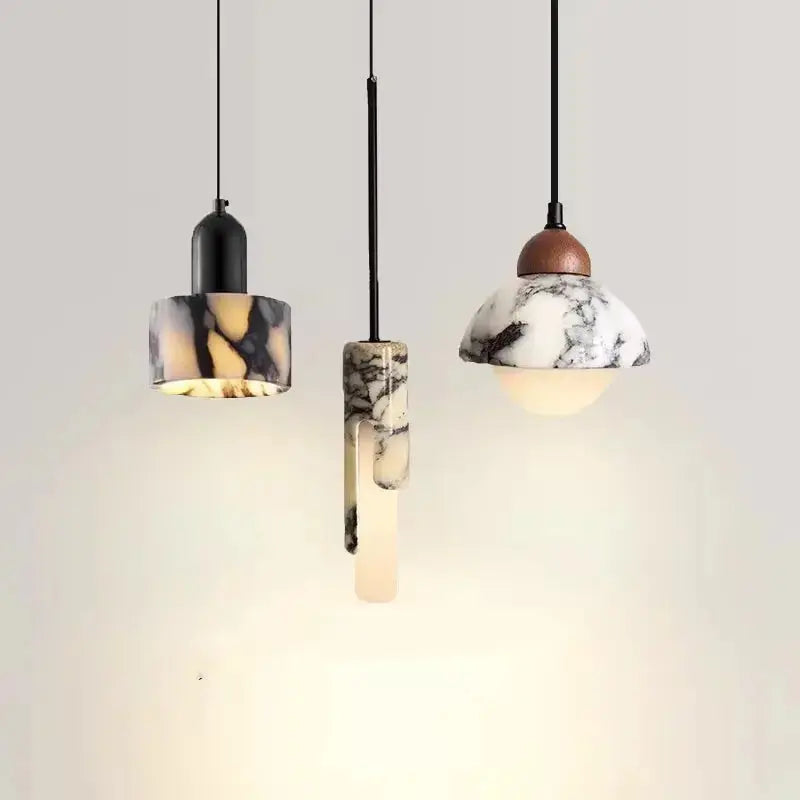 Luxury Black Marble Hanging Lamp ChandeliersLife®