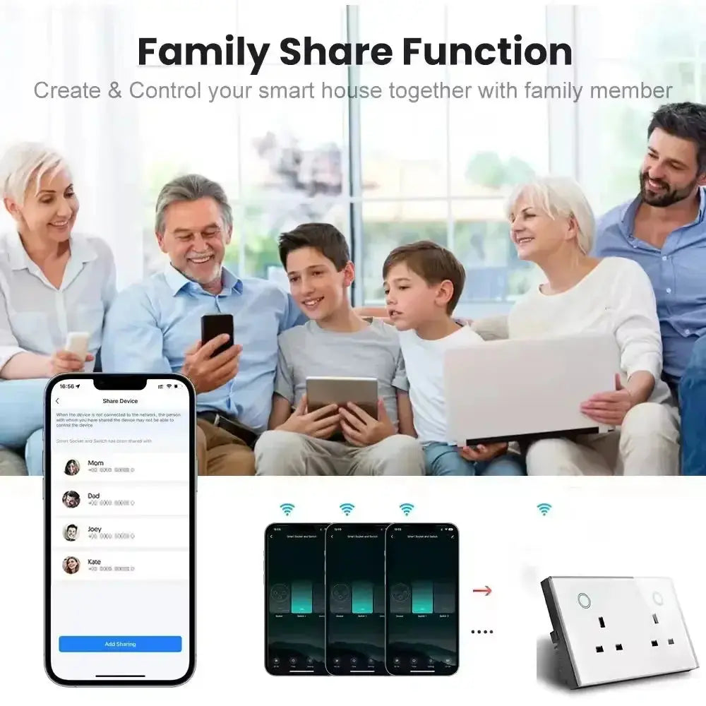 Alexa Google Home WIFI Smart Plug UK ChandeliersLife®