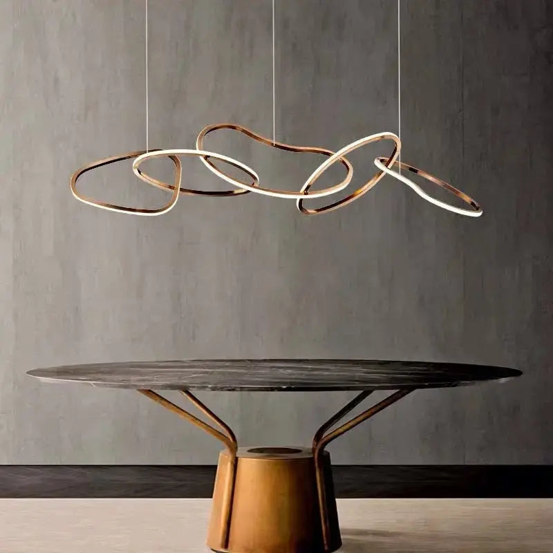 Modern Rose Gold LED Chandelier ChandeliersLife®