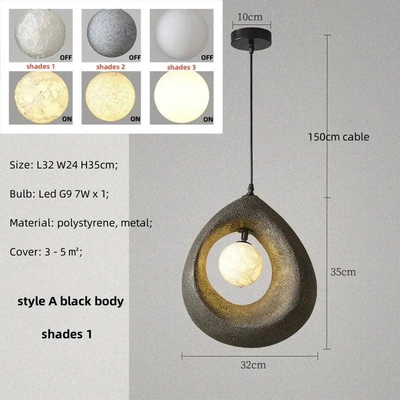 Pendant Wabi Sabi Dining Room Lights ChandeliersLife®