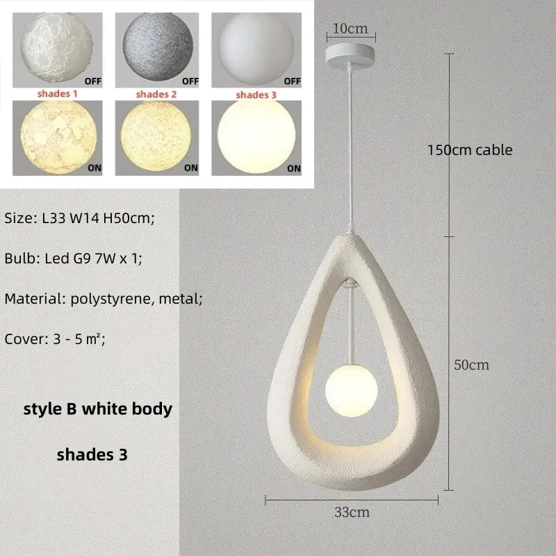 Long Wabi Sabi Dining Room Unique LED Lights ChandeliersLife®