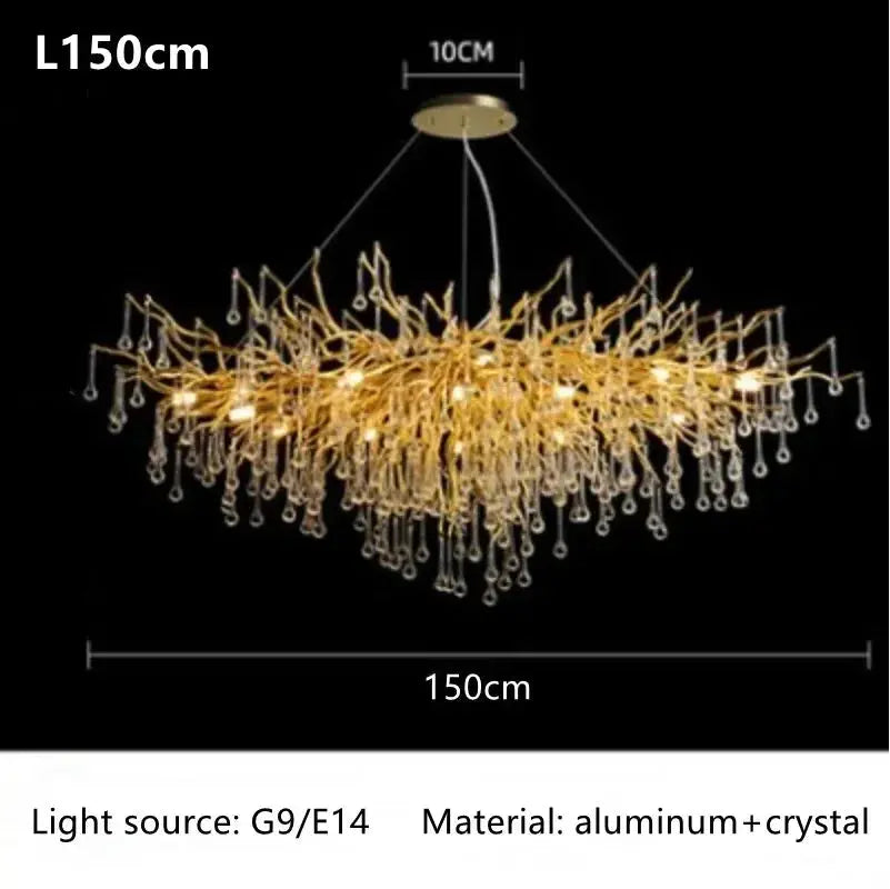 Unique Luxury Crystal Ceiling Chandelier ChandeliersLife®