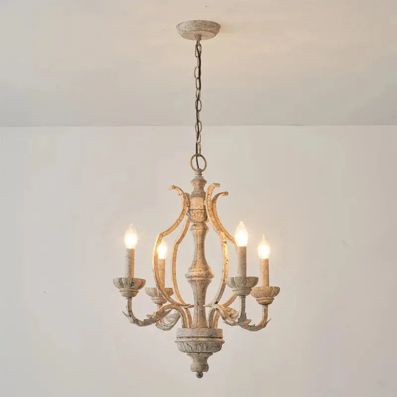 Creative French Wooden Chandelier ChandeliersLife®