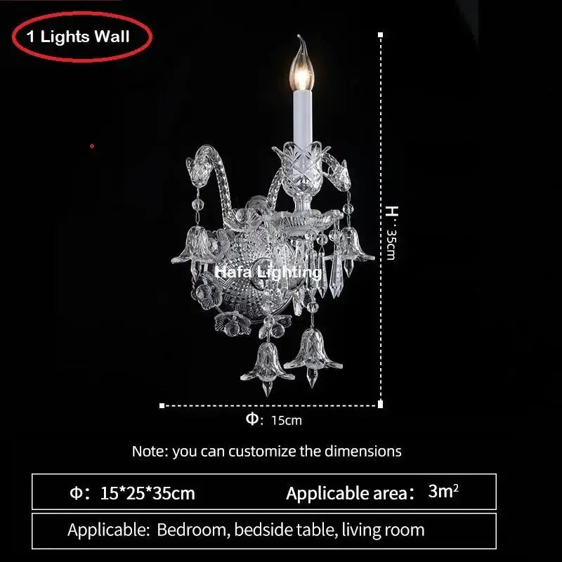Luxury Villas Crystal Wall Light ChandeliersLife®