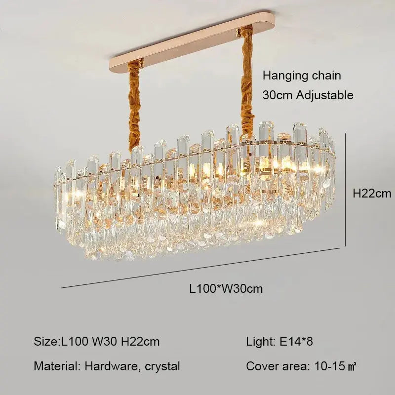 Modern Luxury Crystal E14 Chandeliers ChandeliersLife®