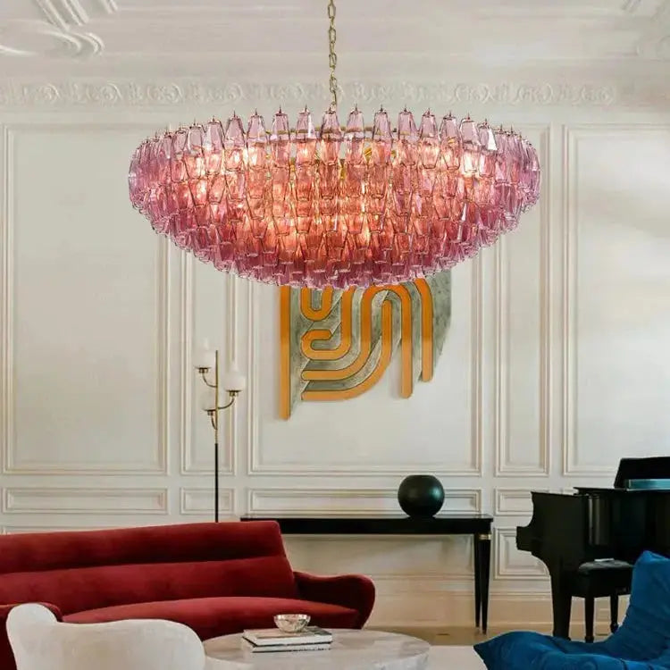 Glass Art Dining Room Chandelier ChandeliersLife®