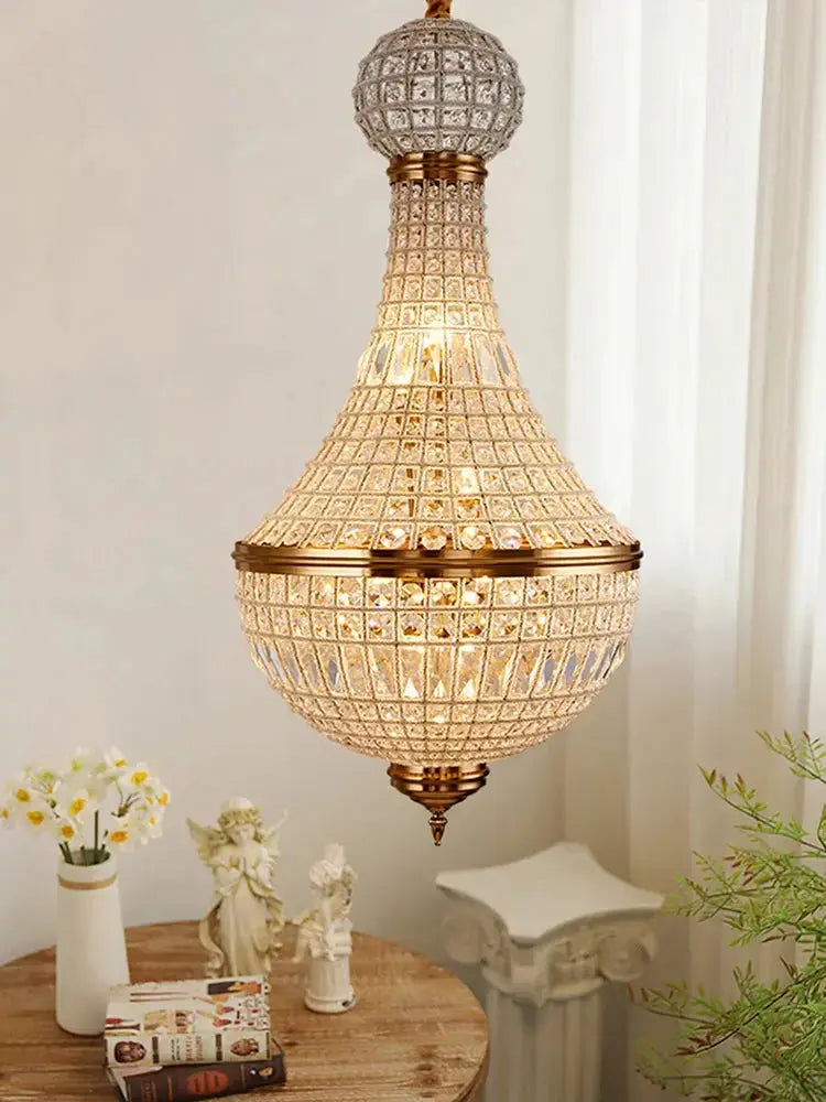 British Style Crystal Vintage Chandelier ChandeliersLife®