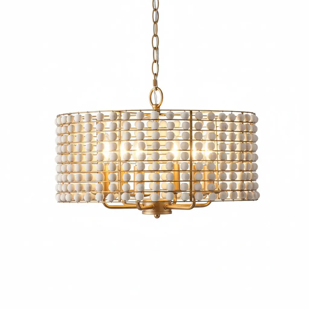 Boho Wood Farmhouse Chandelier ChandeliersLife®