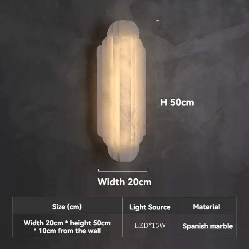 Luxury Wall Alabaster Designer Lamp - ChandeliersLife®