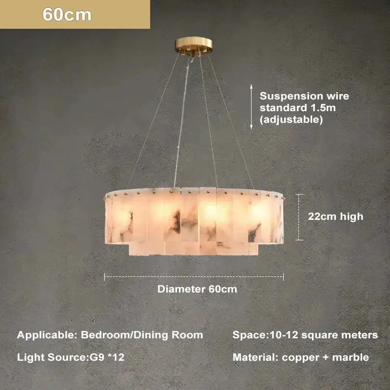 Luxury Nordic Natural Marble Chandelier ChandeliersLife®