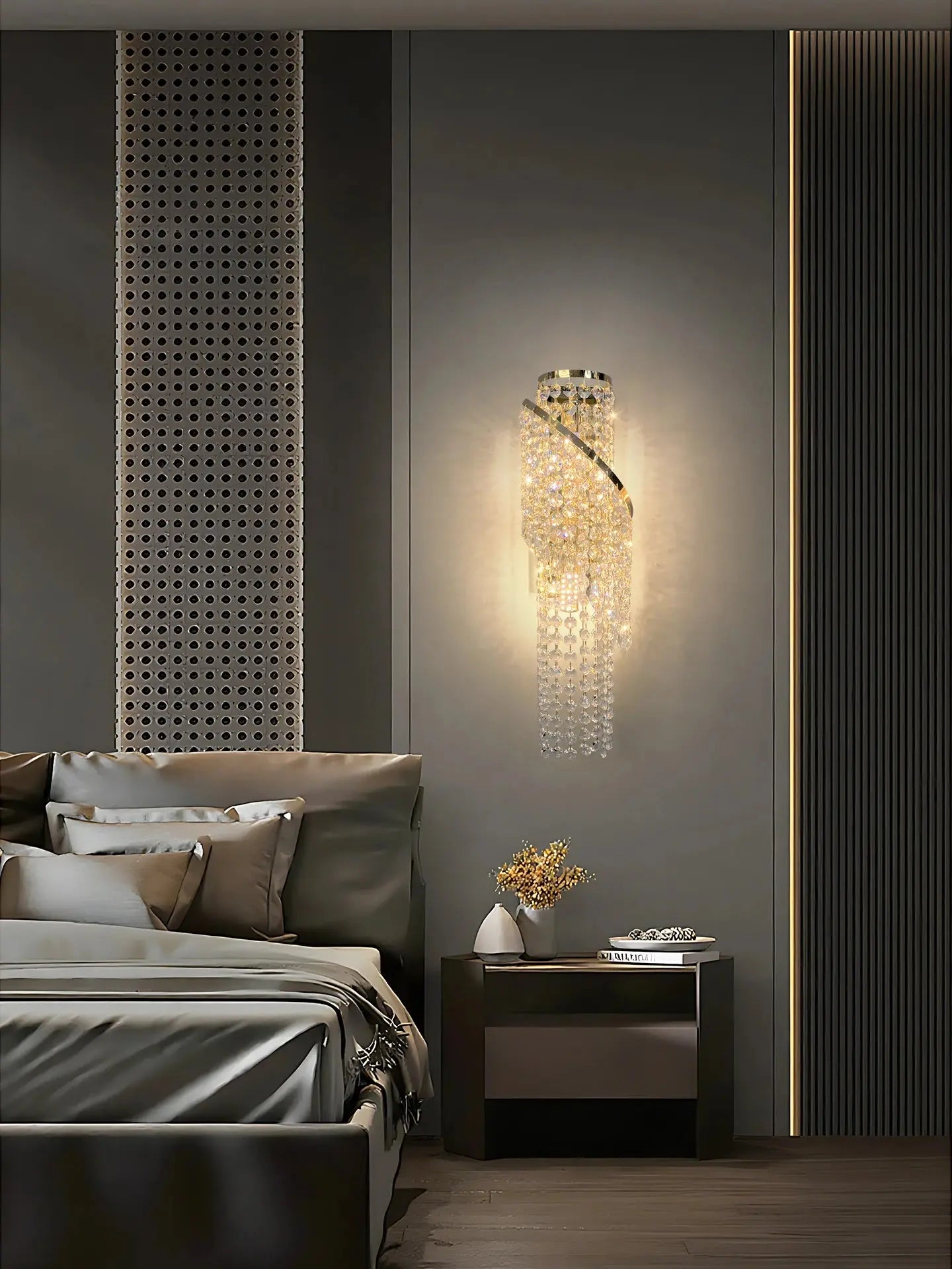Entrance Luxury Crystal Wall Lamp