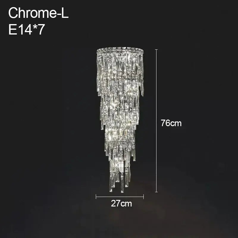 Hotel Lobby Corridor Crystal Wall Lamp ChandeliersLife®