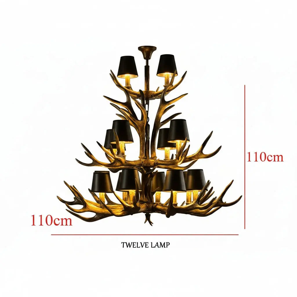 Retro Antler Chandelier ChandeliersLife®