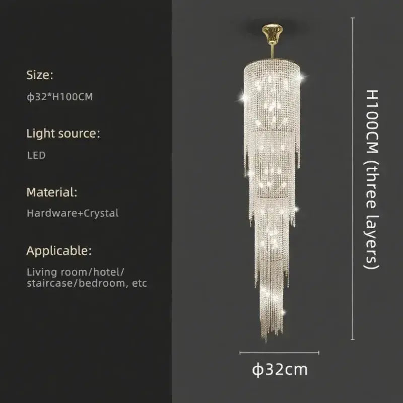 Luxury High Ceiling Chandelier ChandeliersLife®