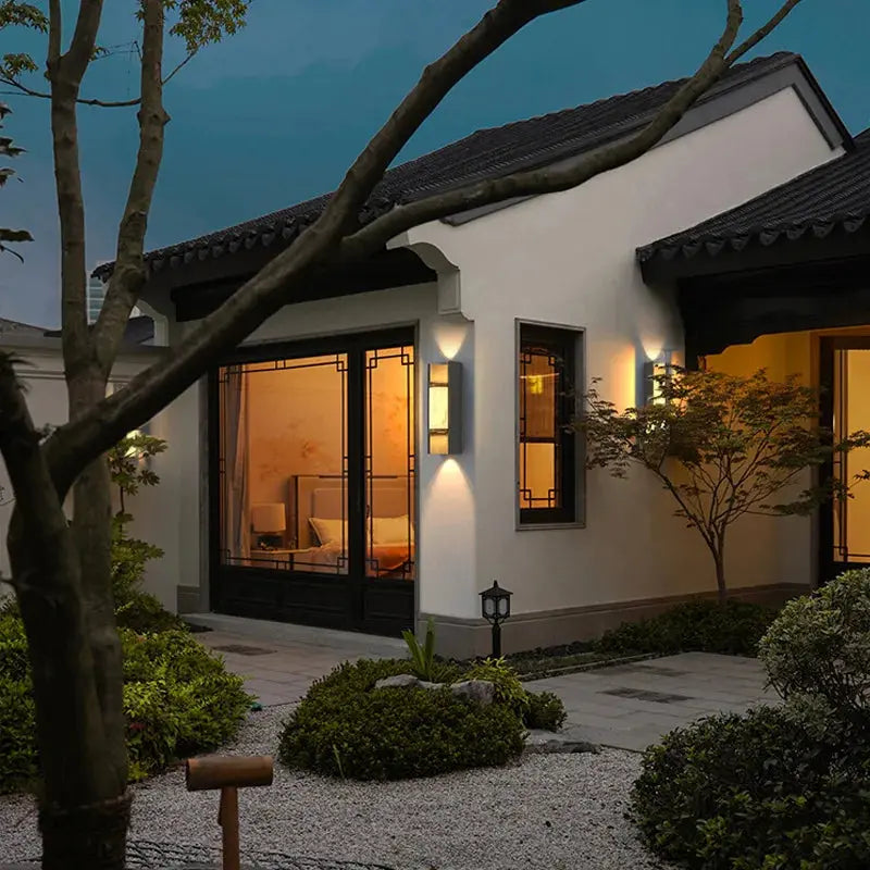 Outdoor LED Lmitated Marble Wall Lamp AC85-245V Waterproof IP65 Stainless Steel Porch Light For Street Path Sconce Decoration ChandeliersLife®