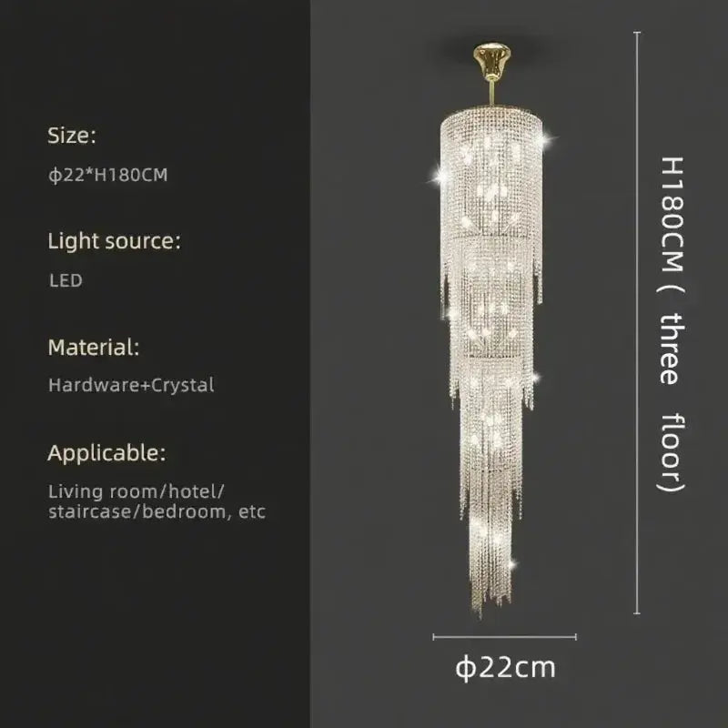 Luxury High Ceiling Chandelier ChandeliersLife®