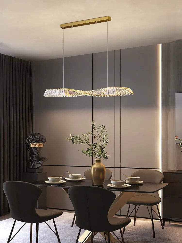 One Spiral Luxury Chandelier ChandeliersLife®