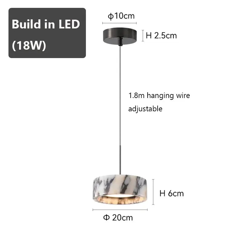 Black Round Pendant ChandeliersLife®