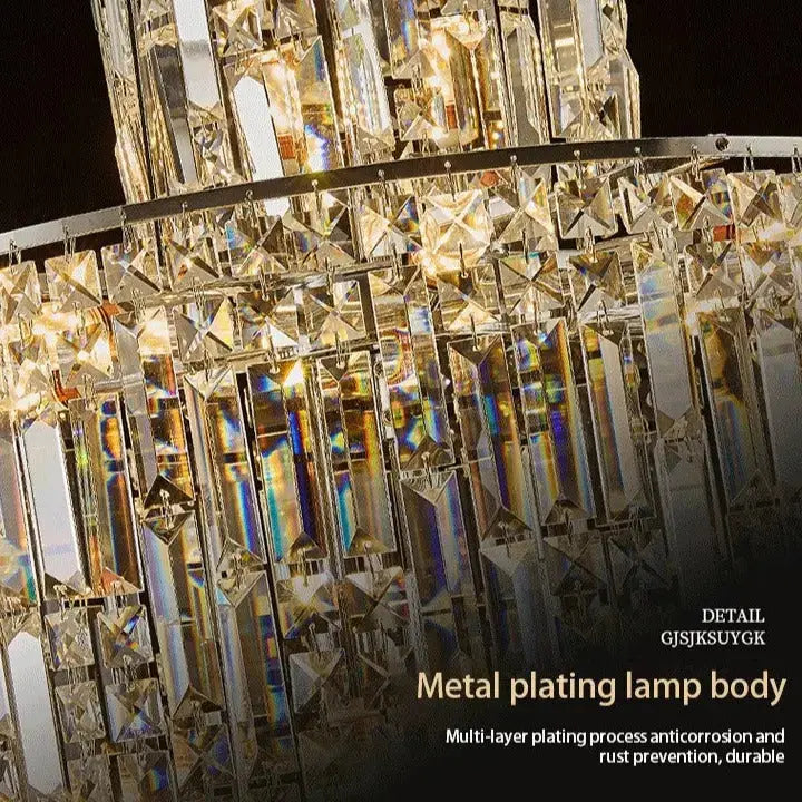 Rotating Staircase Crystal Chandelier ChandeliersLife®