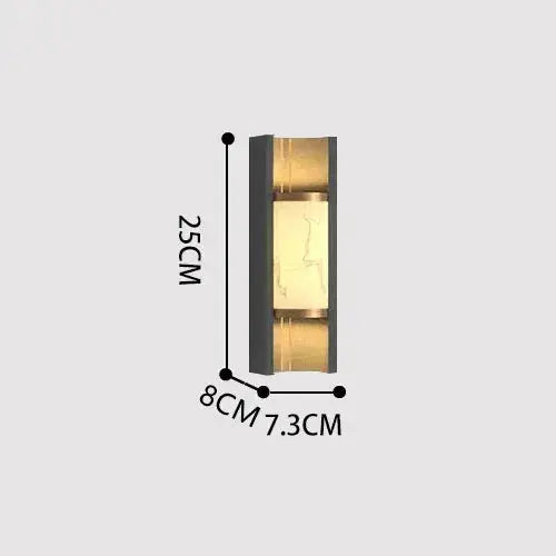 Outdoor LED Lmitated Marble Wall Lamp AC85-245V Waterproof IP65 Stainless Steel Porch Light For Street Path Sconce Decoration ChandeliersLife®