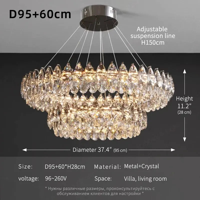 Luxury Crystal Bedroom Chandelier ChandeliersLife®