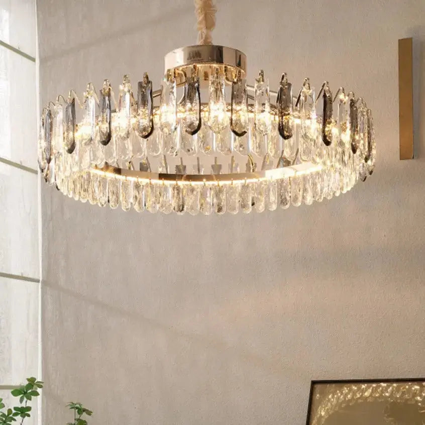 Crystal Modern Gold Lustres ChandeliersLife®