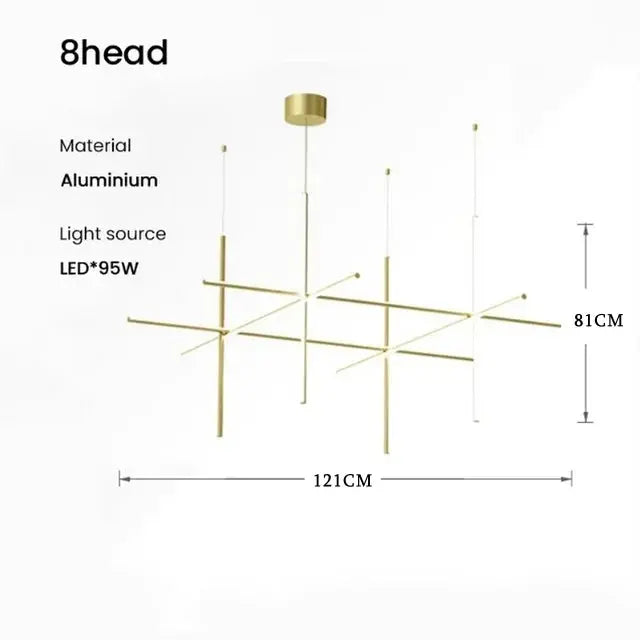Nordic Minimalist Italian Tube Chandeliers - ChandeliersLife®