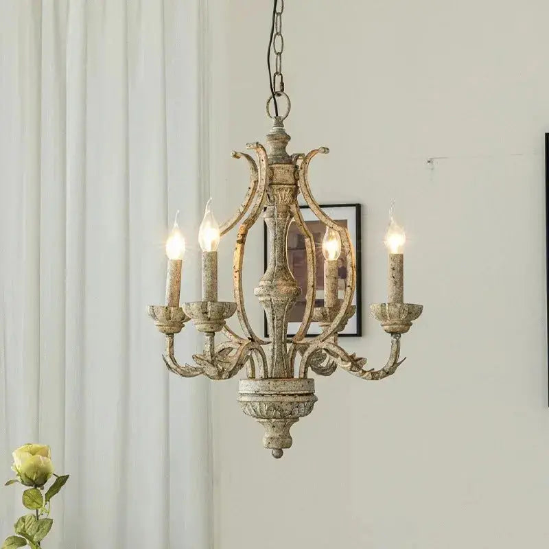 Creative French Wooden Chandelier ChandeliersLife®