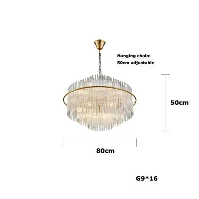 Crystal Designer Oval Round Chandelier ChandeliersLife®