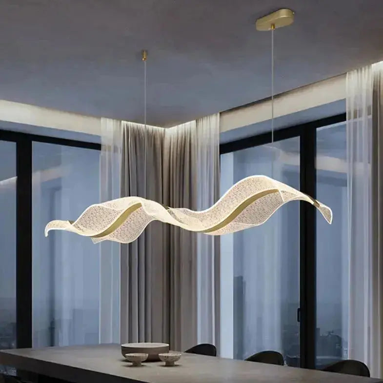 Modern Minimal LED Chandelier Wave Design ChandeliersLife®