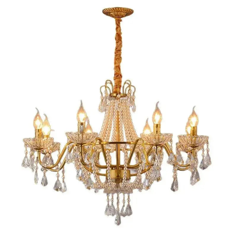 French Design Pearl Crystal Chandelier ChandeliersLife®